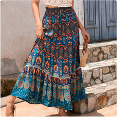 Bohemian Patchwork Skirt