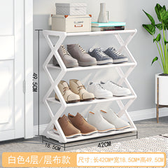 X-Type Multi-Functional Shoe Rack