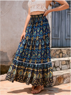 Bohemian Patchwork Skirt