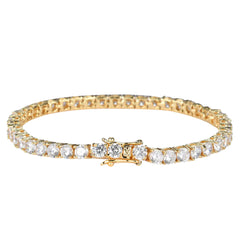 Tennis Copper Zircon Single Row Bracelet