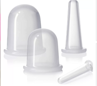 Roller massager with cupping devices