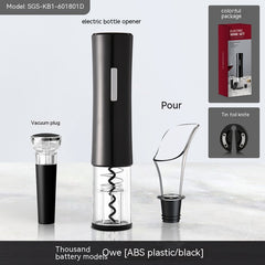 Electric Bottle Opener with Wine Stopper