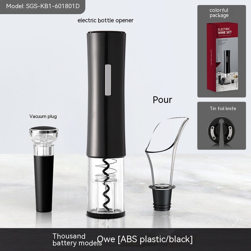 Electric Bottle Opener with Wine Stopper