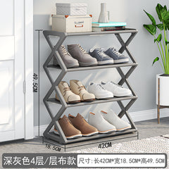 X-Type Multi-Functional Shoe Rack