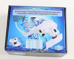 LED Magnifying Glass with Headband and 5 lens strengths