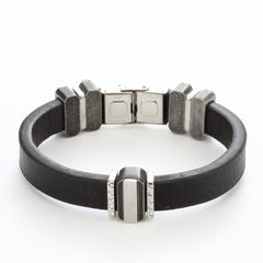 Men's Square Bead Bracelet