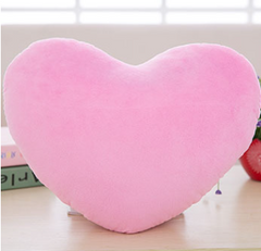 Cute Plush Heart-Shaped Pillow Cushion