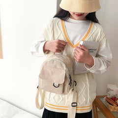 Cute Small Corduroy Backpack  Bag