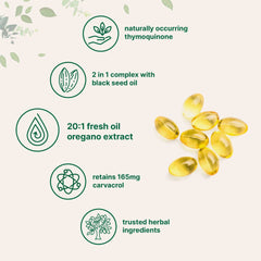 Oil of Oregano & Black Seed Oil Capsules