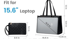 Women's Insulated Lunch & Laptop Bag