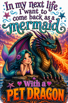 Poster - In My Next Life I Want To Come Back as A Mermaid