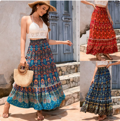 Bohemian Patchwork Skirt
