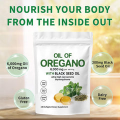 Oil of Oregano & Black Seed Oil Capsules