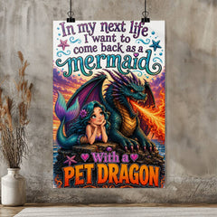 Poster - In My Next Life I Want To Come Back as A Mermaid