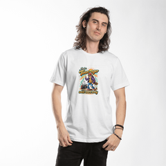 Men's White "Just a Teen-Ager in  Well-Worn Body T-Shirt/Front Design
