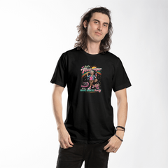 Woman's Black "Teen-ager in a Well-worn Body" T-shirt