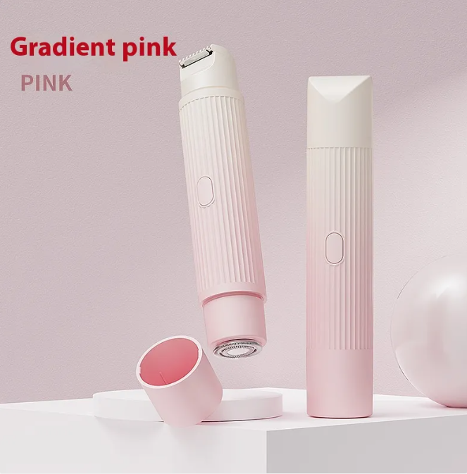 Dual-Head Electric Shaver Painless Women's Epilator Hair Removal Device