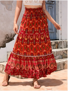 Bohemian Patchwork Skirt