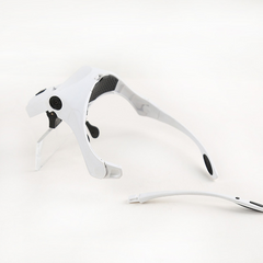 LED Magnifying Glass with Headband and 5 lens strengths