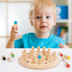 Kids Wooden Memory Match  Puzzles